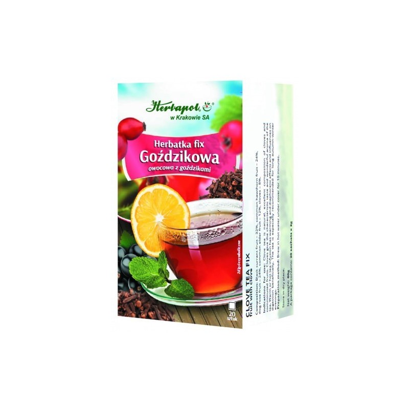 Herbata goździkowa fix 20x3g HERBAPOL
