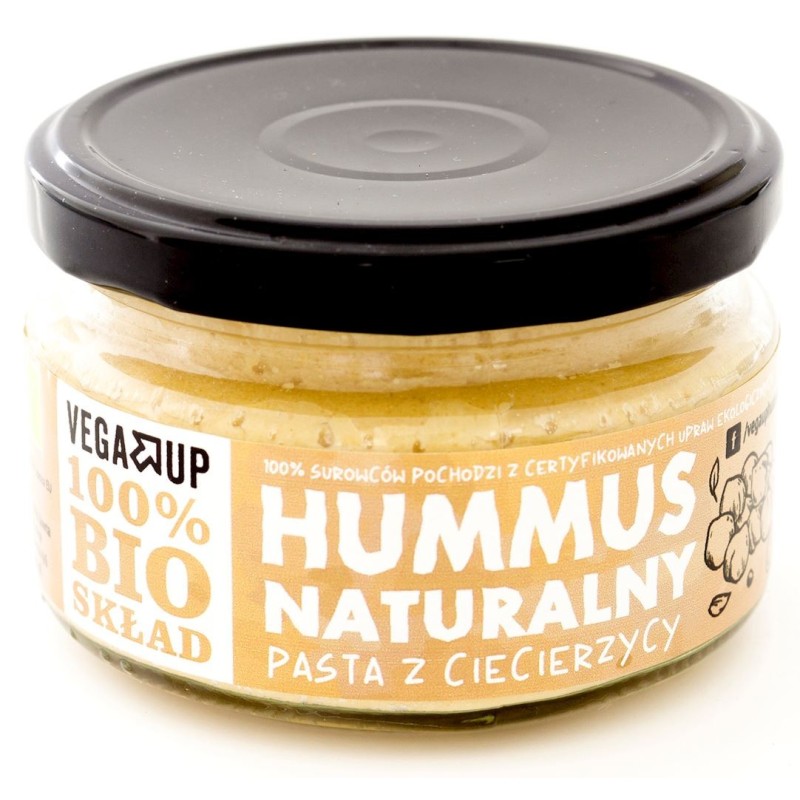 Hummus naturalny BIO 190g VEGA UP
